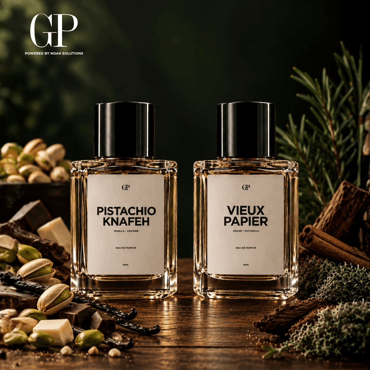 GP Layer No.01: Vieux Papier x Pistachio Knafe