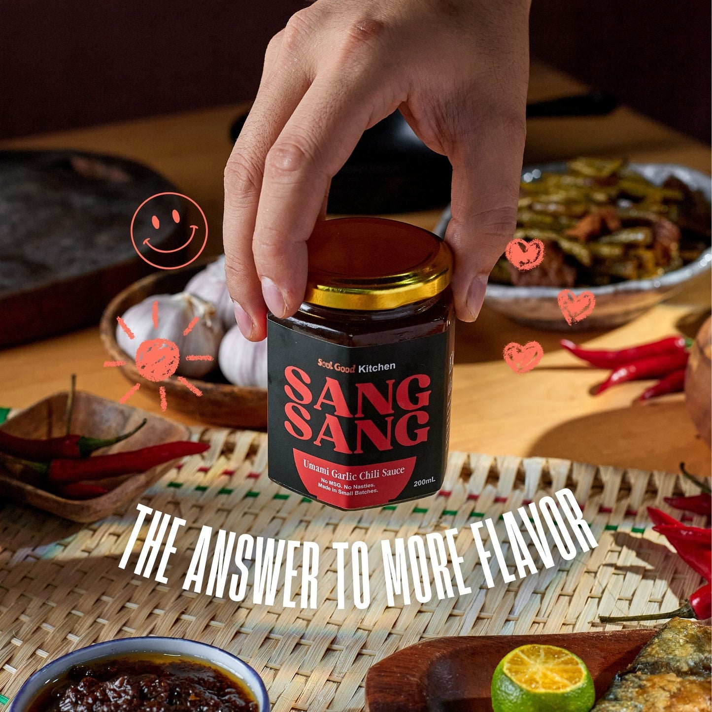 SangSang Umami Garlic Chili Sauce 200g