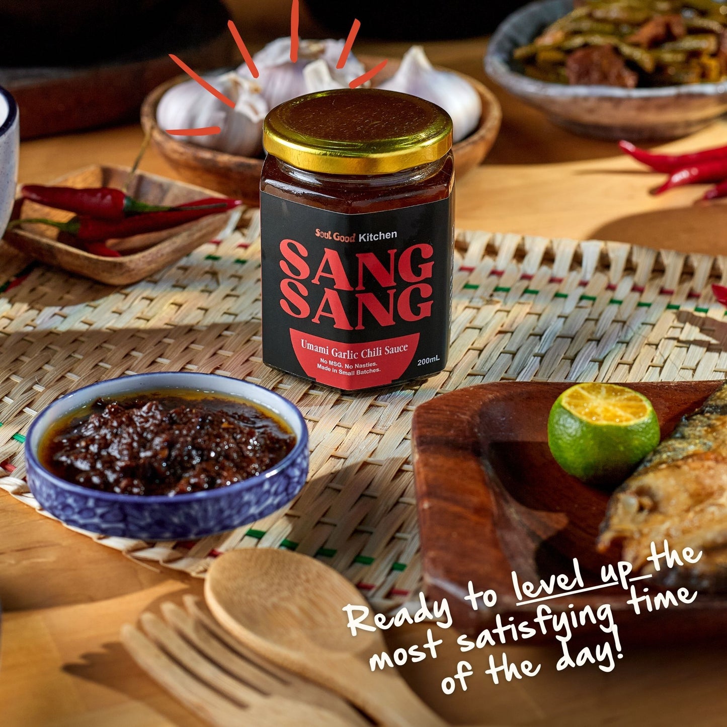 SangSang Umami Garlic Chili Sauce 200g