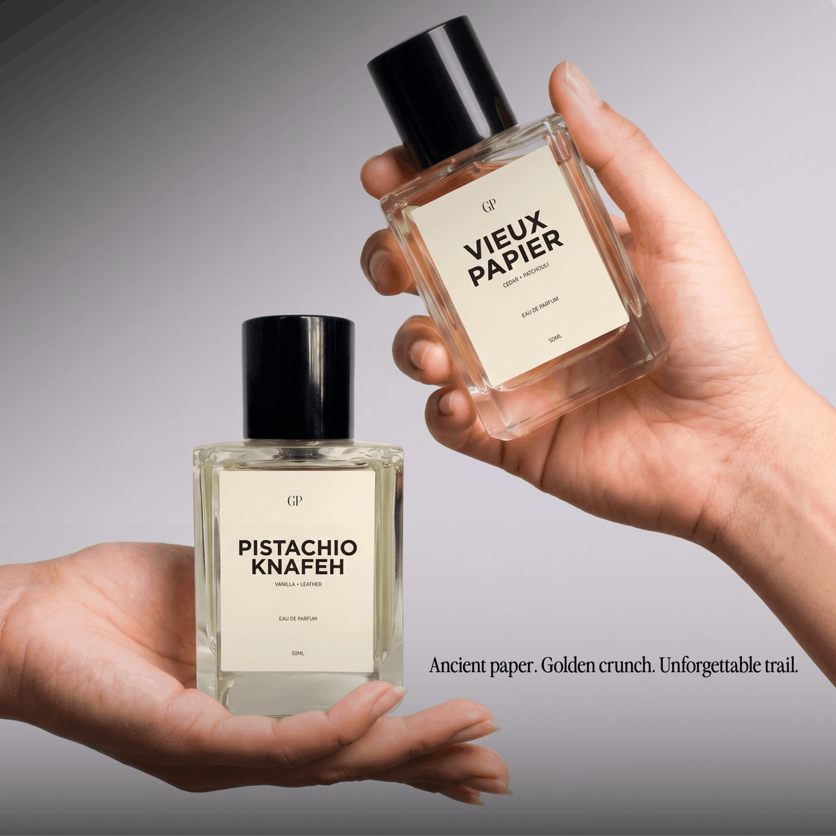 GP Layer No.01: Vieux Papier x Pistachio Knafe