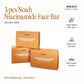 3 pcs Noah Niacinamide Face Bar  ( For All Skin Types - Removes Pimple Marks )