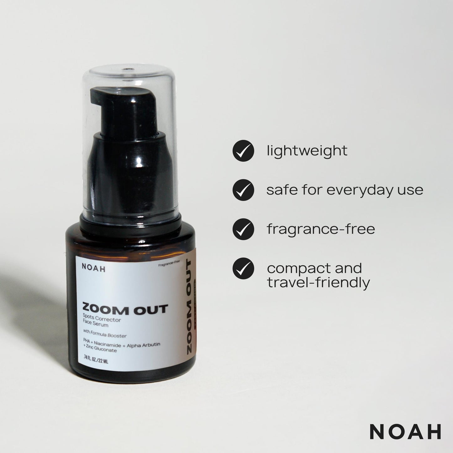 3 pcs Noah Zoom Out Serum ( Reduces Dark Spots effectively )