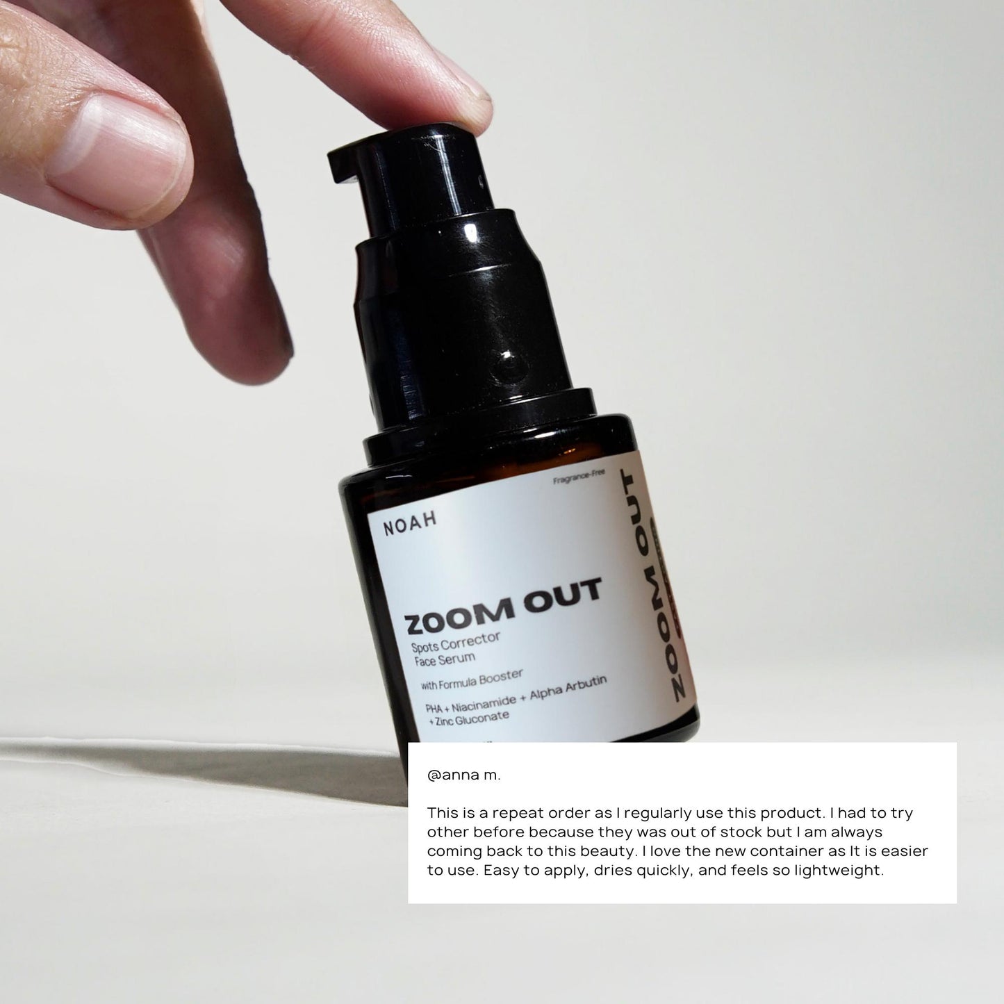 3 pcs Noah Zoom Out Serum ( Reduces Dark Spots effectively )